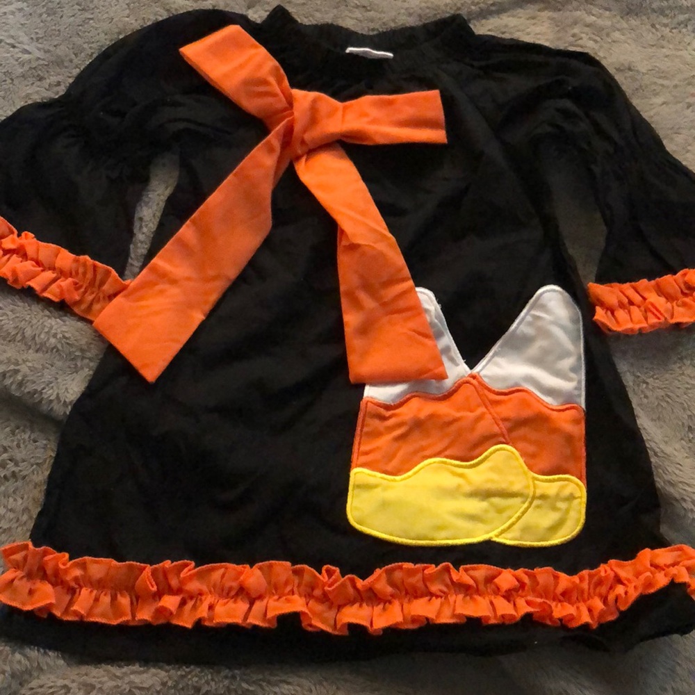 Halloween candy corn dress